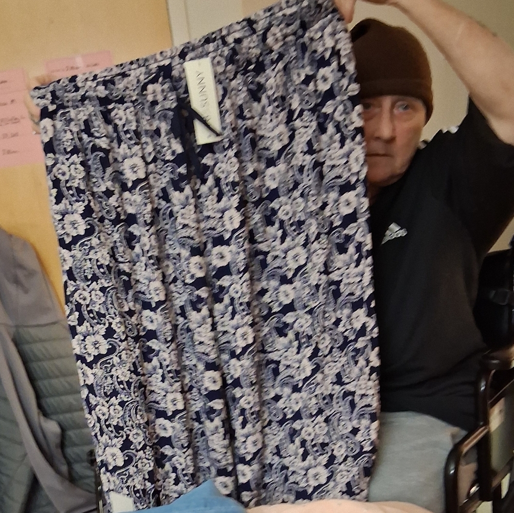 Floral Wide Leg Pants